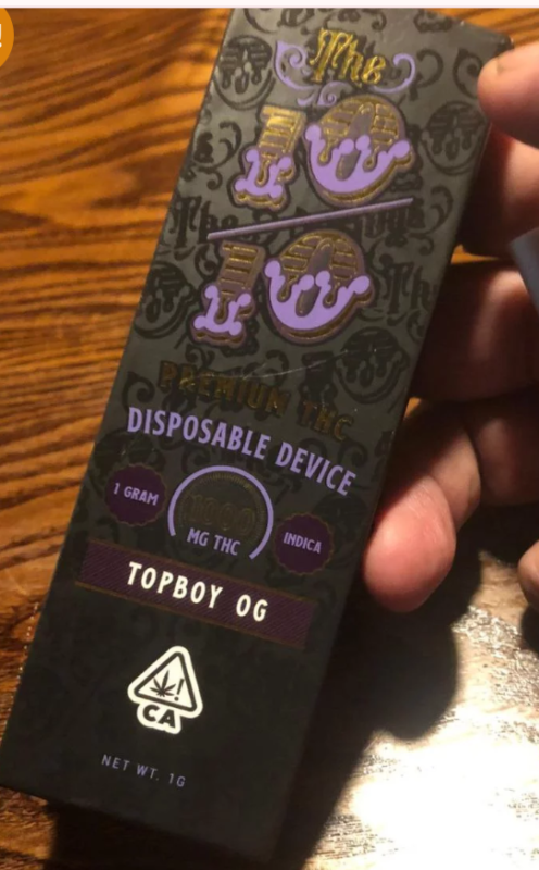 The 1010 Disposable vape – Top Boy OG